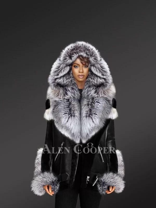 Sheepskin Shearling Jacket Women - Image 2