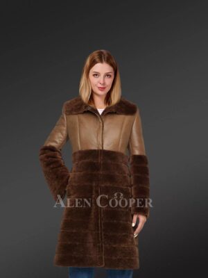 Sheepskin Coat for Women in New and Unique Design to Explore