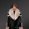 Sheepskin Shearling Jackets with Fox Fur