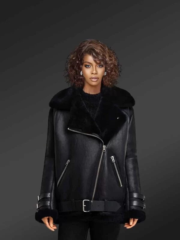 Sheepskin Jacket for Women - Image 4