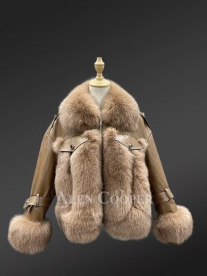 Sheepskin fox fur