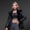 Sheepskin shearling jacket with out watermark