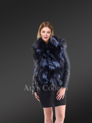 Short and Stylish Real Fox Fur