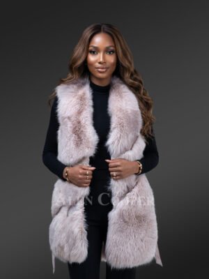 Stylish Fox Fur Vest for Women