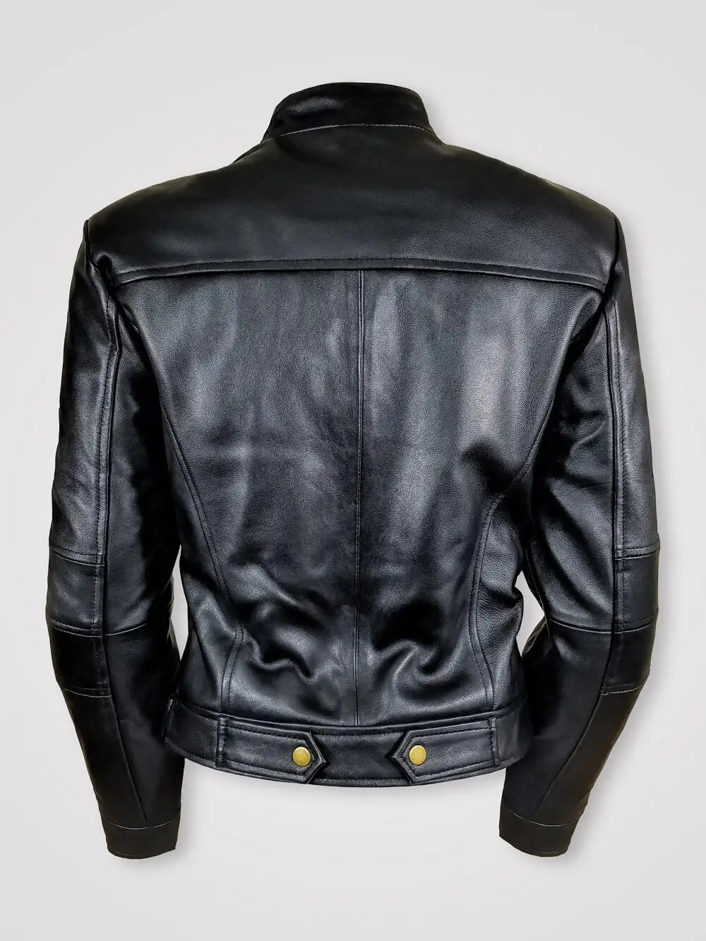 Black Leather Biker Jacket for Womento Look Stylish All Year Round - Image 4