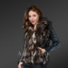 Stylish Real Fox Fur Winter Jacket
