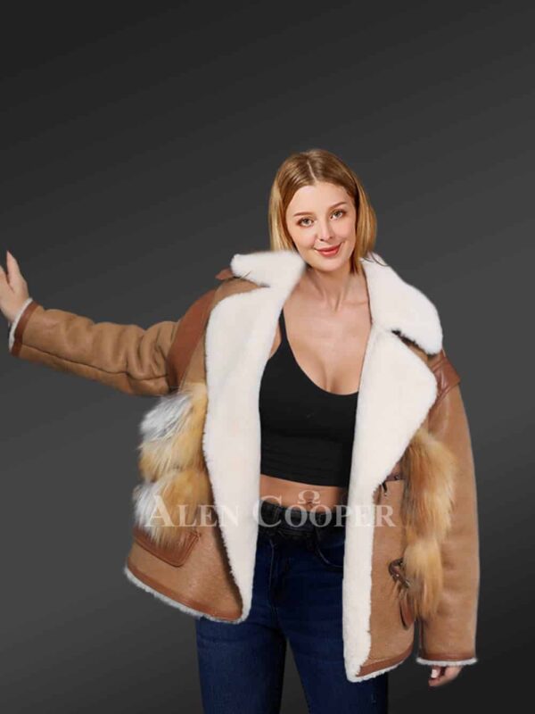 Stylish Sheepskin Coat