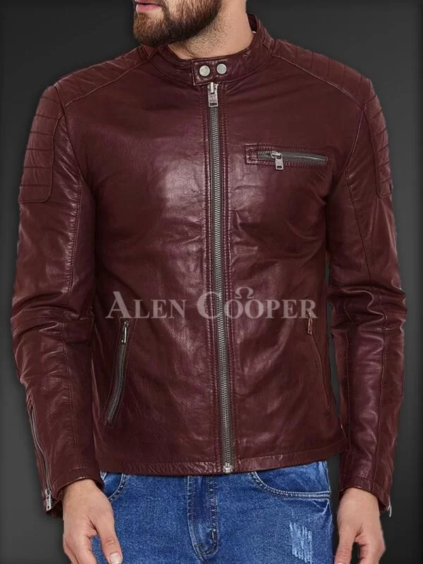 Stylish and Comfortable Real Leather Jacket for Men - Image 2