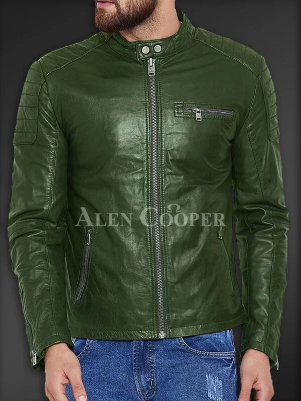 Stylish and Comfortable Real Leather Jacket for Men - Image 4