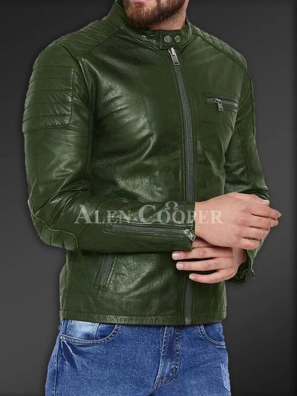 Stylish and Comfortable Real Leather Jacket for Men - Image 5