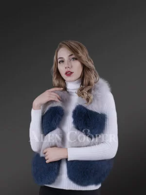real arctic fox fur