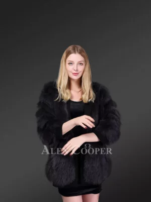 warm real fox fur
