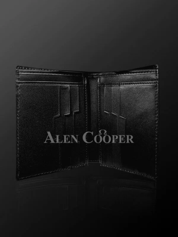 Tastefully Designed Authentic Leather Wallets In Black - Image 4