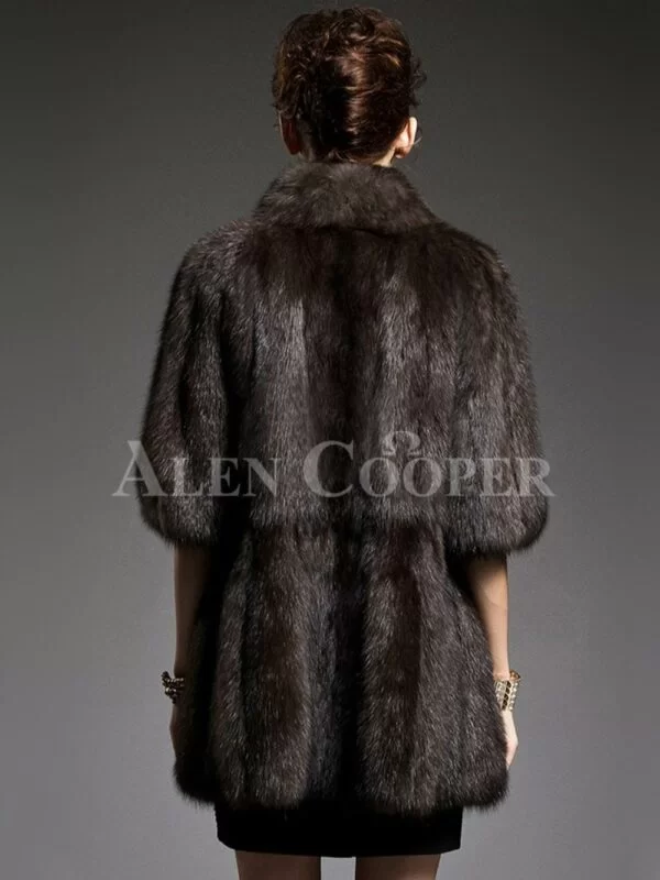Unique Version Of Russian Sable Fur Half Sleeve Coats To Refurbish the Aura of Modern Women - Image 4
