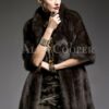 Russian sable fur half sleeve coats