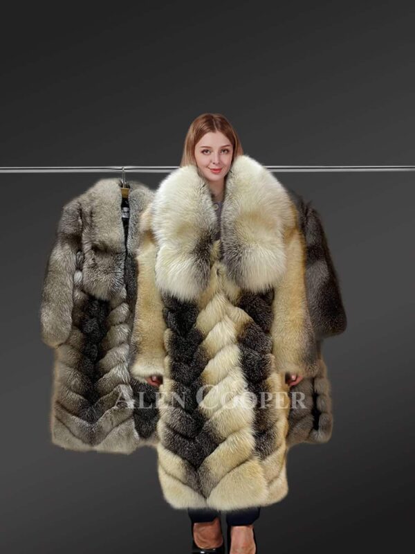 Golden Fox Fur Coat