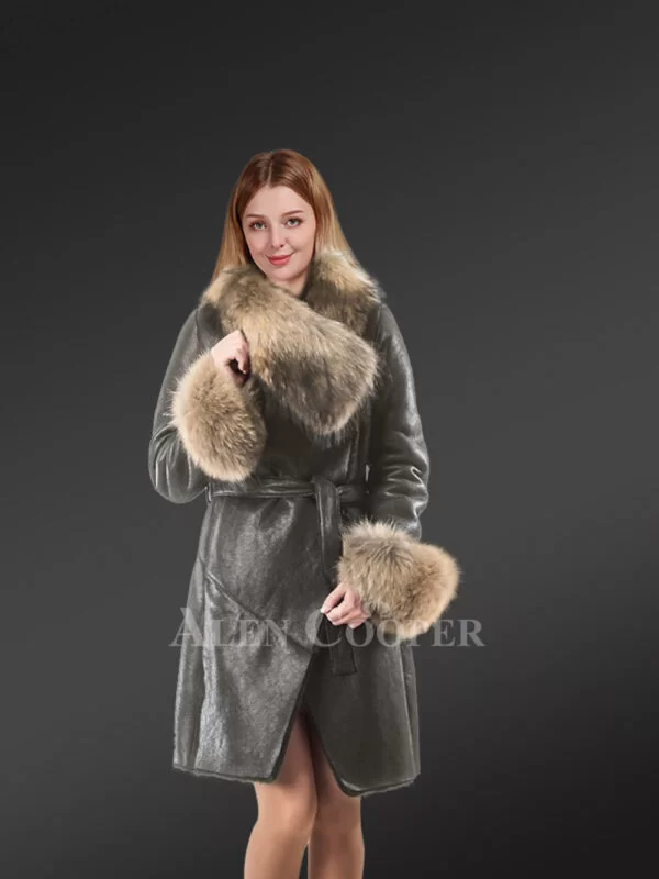 Women Fox Fur Coat