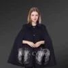 Women Fur Poncho