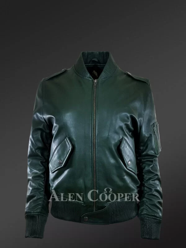 Women Italian Finish Leather Jacket