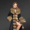 Long Sheepskin Coat for Women