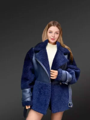 Sheepskin Shearling Coat Women