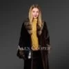 Women-elegant-brown-warm-jacket-made-from-mink-fur