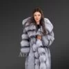 Silver Fox Fur Coat