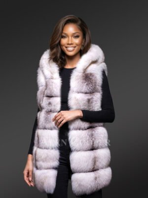 Womens Fox Fur Vest