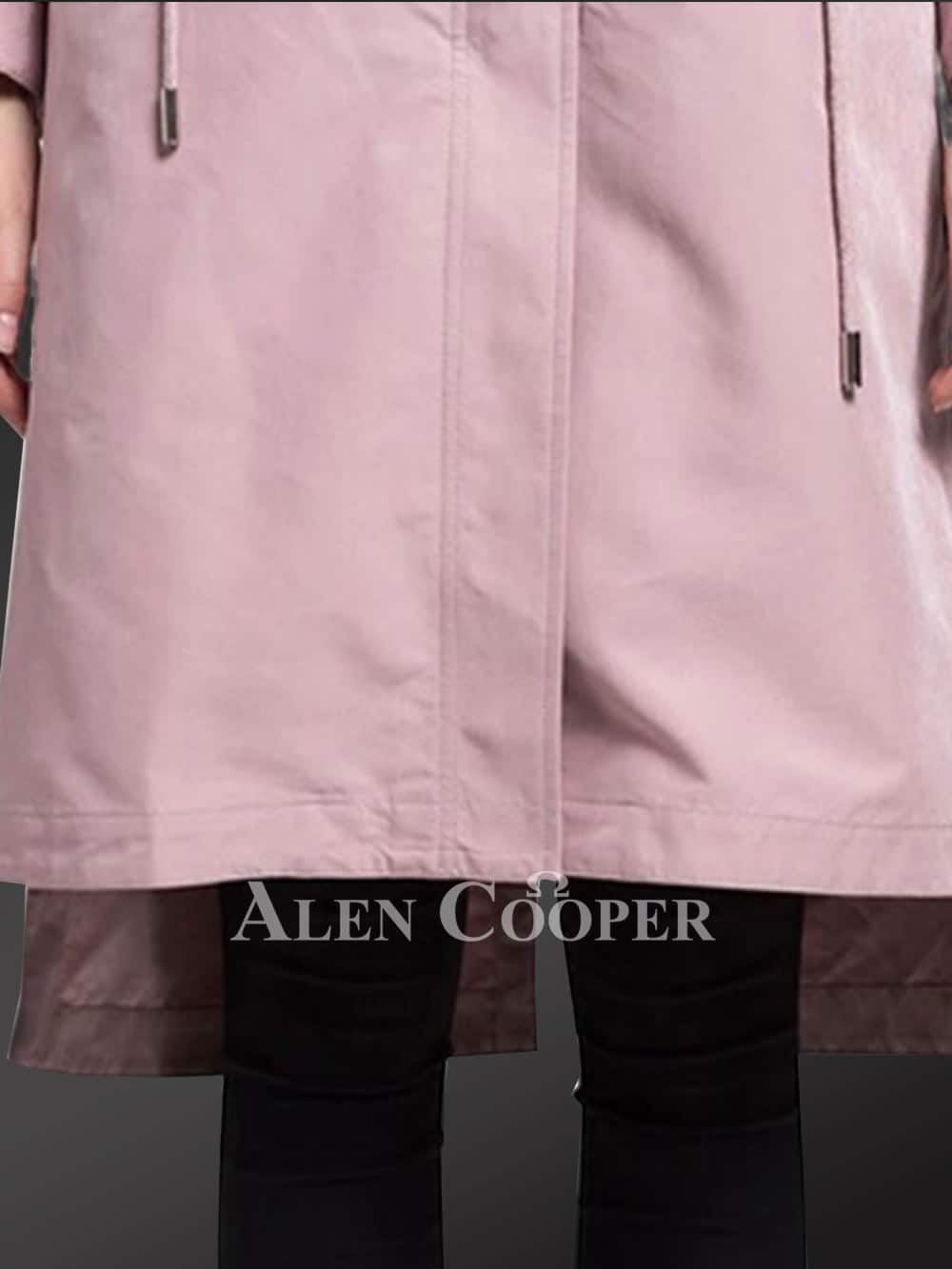 Parka Coat for Women with a Detachable Fur Liner and Hood - Image 6