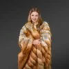 Fox Fur Poncho