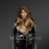 Womens-Quilted-Black-Motorcycle-Biker-Jacket-with-Detachable-Raccoon-Fur-Collar