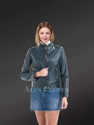 Women's Real Leather Jacket