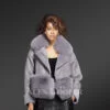 Women’s Unique Super Warm Real Sheepskin-Fur Winter Outerwear