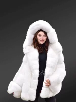 Women's White Fox Fur