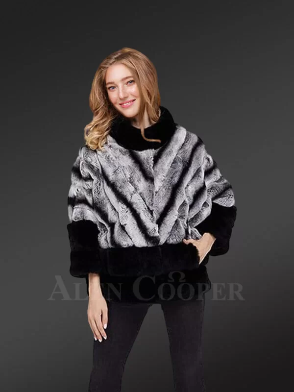 Korean Styled Bi-Color Real Fur Winter Vest for Women - Image 6