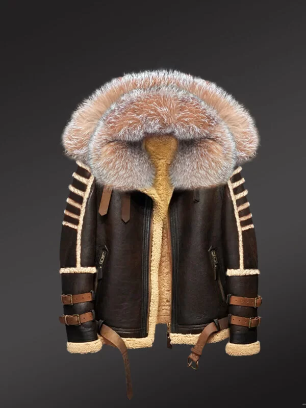 Real Sheepskin Coat Men - Image 2