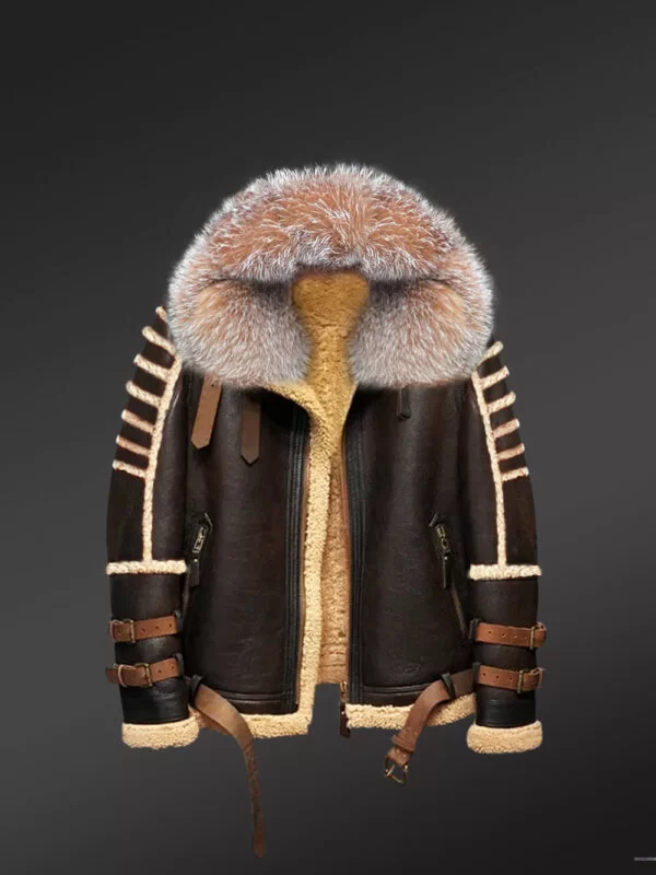 Real Sheepskin Coat Men - Image 4