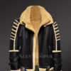 Authentic Shearling Jacket in Black for mens