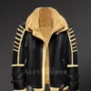 Real Sheepskin Shearling Jacket for Men