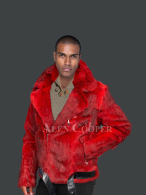 Fur Coats for Men in Red