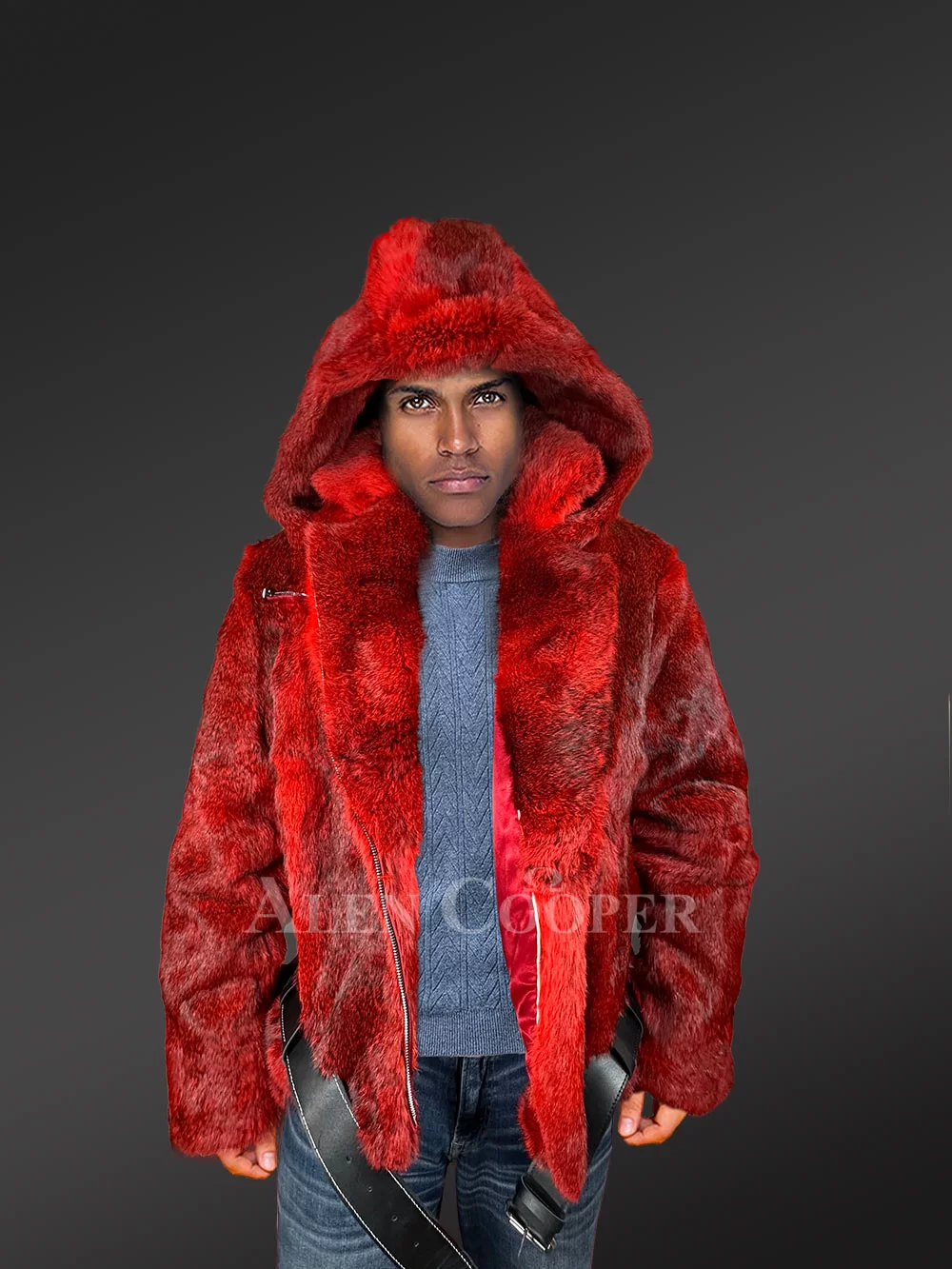 Alen Cooper Arctic Fox Fur Jacket for Men to Reinvent Your Masculinity
