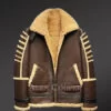 Luxurious Shearling Aviator Jacket