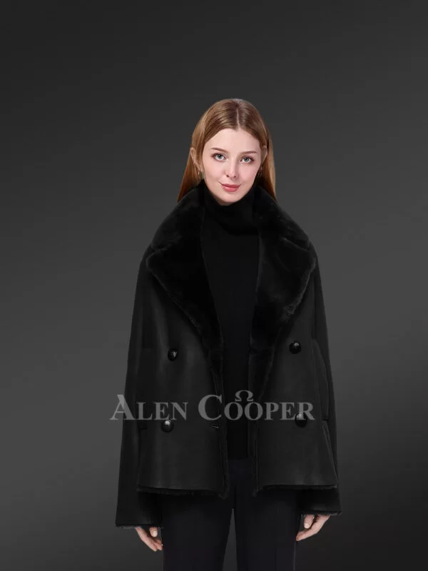 real sheepskin jacket women