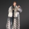 Long Coat with Polar Fox Fur
