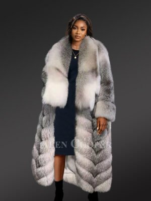 Long Coat with Polar Fox Fur