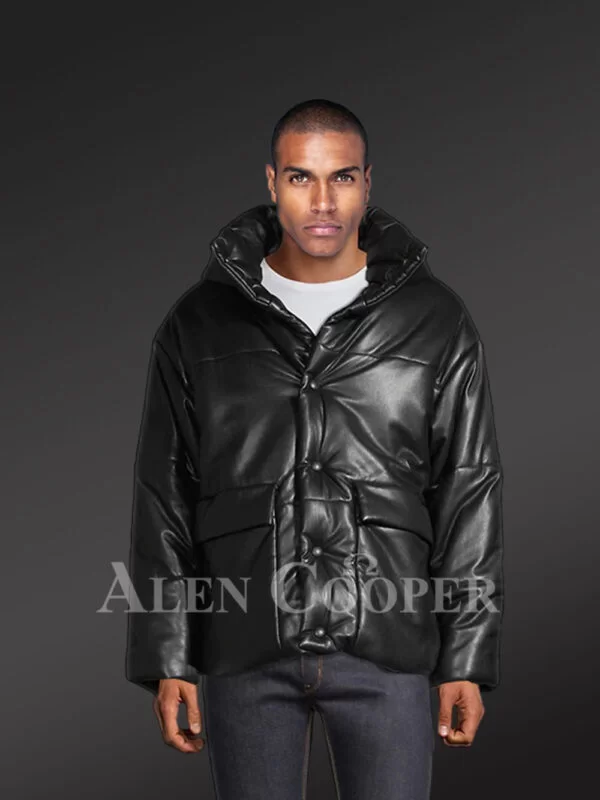 Mens Funnel Neck Padded Jacket – Great Looks with Maximum Comfort