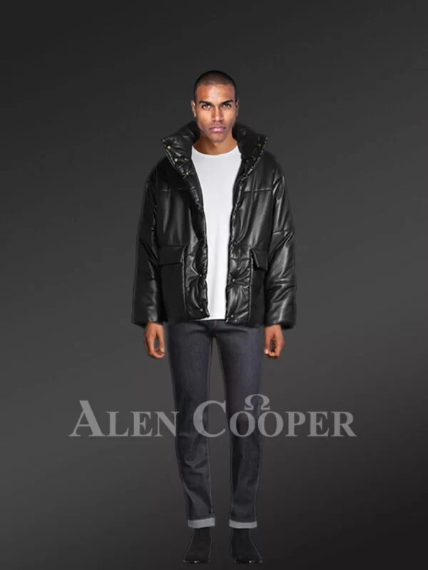Mens Funnel Neck Padded Jacket – Great Looks with Maximum Comfort - Image 4