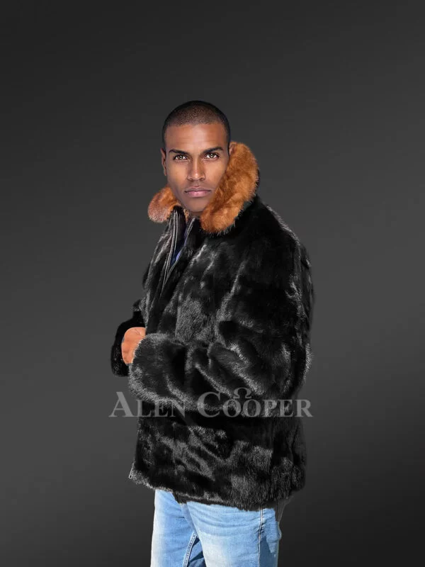 Mink Fur Bomber Coat (4)