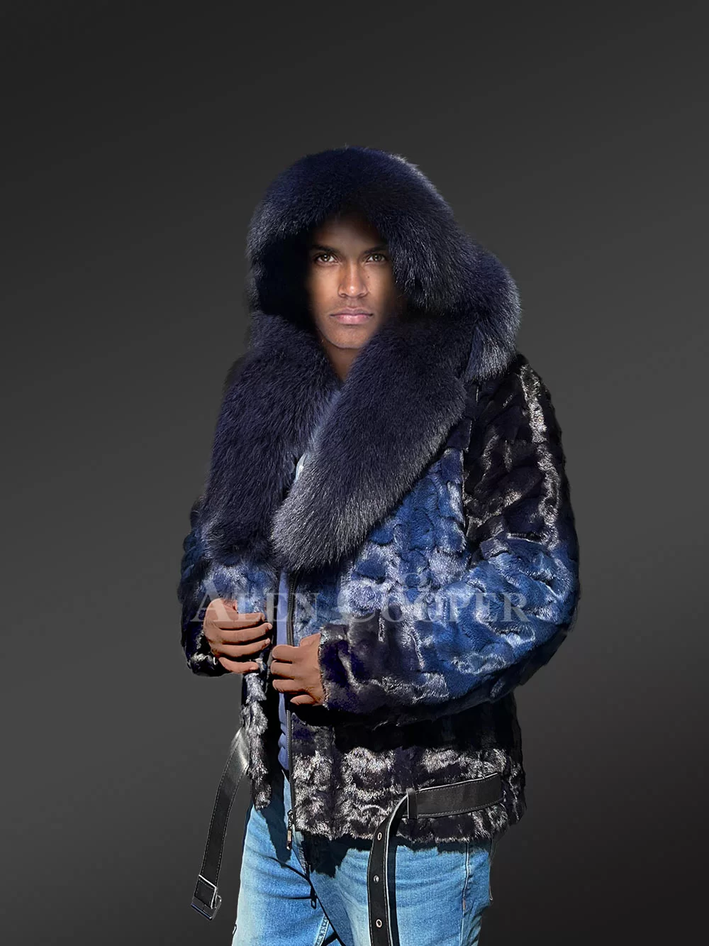 DSQUARED2 Denim Fur Jacket, $794 | farfetch.com | Lookastic