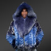 Mink Fur Coat Hood